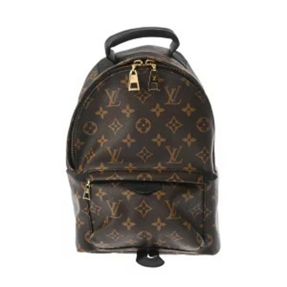 Louis Vuitton Monogram Palm Springs Backpack Brown Canvas Daypack Bag